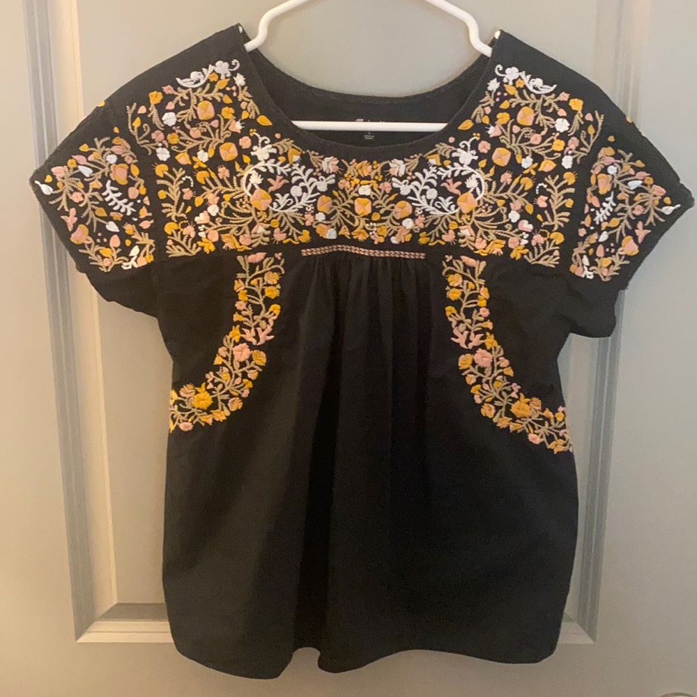 Madewell peasant top size small